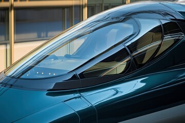 Fototapeta premium head of high speed rail