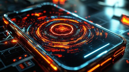 Fototapeta premium Monitoring and responding to emergencies helps safeguard personal information.