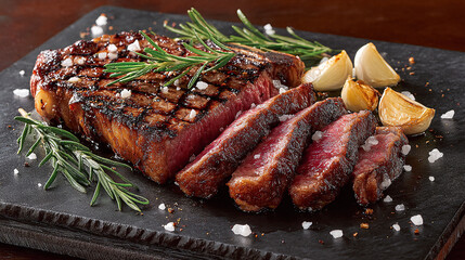 마늘 허브 리바이 스테이크