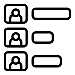 voting result election icon line