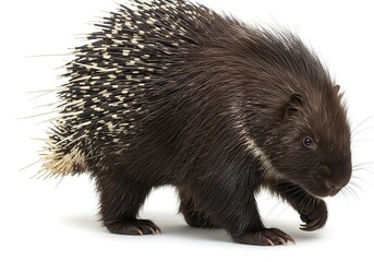 Obraz premium Smiling mechanic in red overalls holding two tires on a white background