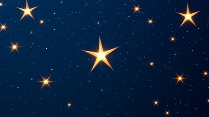 Dazzling Sparkling Star with Glittering Twinkling Light Particles