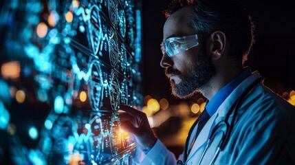 Exploration of digital healthcare through holographic virtual screens. 