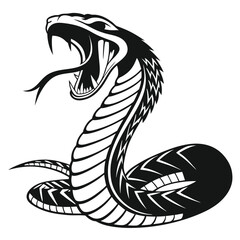 a-silhouette-vector-of-a-snake-striking-with-open-.eps