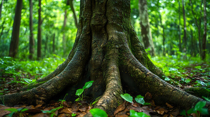 Tree trunk detail, forest background, nature photography, wallpaper. [Lanternblood Forest] | Glimmer Bark | bright trunk. Illustration