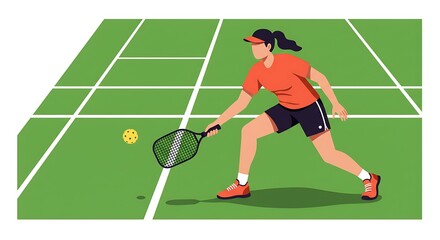 Pickleball Power AI Generated