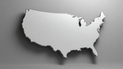 United states map highlighting blockchain-authenticated cooperative economy tool for resource management solutions