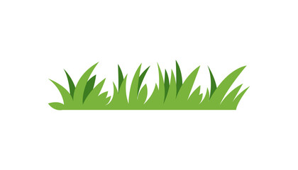 Green Grass Blades, Nature, Lawn, Meadow, Field, Simple, Illustration, Vector, Design, Icon