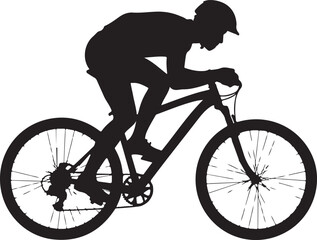 Obraz premium “Mountain Bike Vector Bundle | MTB Clipart, Cycling SVG, Downhill & Trail Biking Silhouettes for T-Shirts