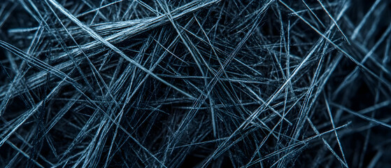 Abstract Dark Blue Geometric Structure