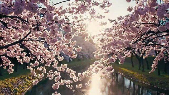 cherry blossom in spring