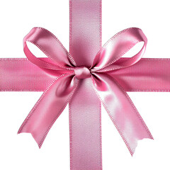 pink bow isolated on white background isolated on transparent background png
