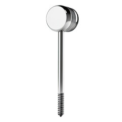 Metallic mallet, round head, long handle