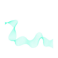 Abstract Wavy Lines Pattern