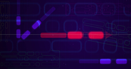 Technology Big data model training NLM NLP circuitory Circuit moving bg. Electricity flowing electrons science concept. HUD interface dynamic moving shapes viewfinder in games movies, title video.