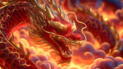 Ink style Chinese dragon image poster Dragon Boat Festival dragon head illustration