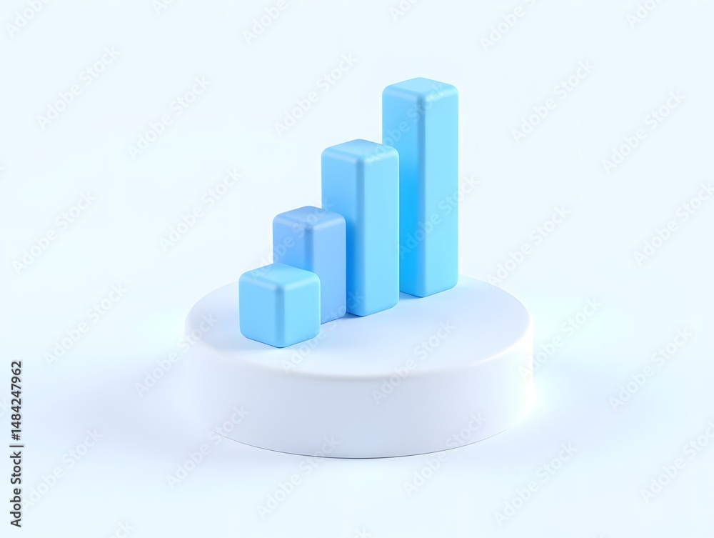 Wall mural 3d technology three-dimensional icon internet finance cloud computing storage element