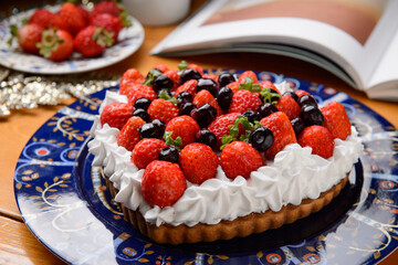 Heart Shaped Pie Dessert
