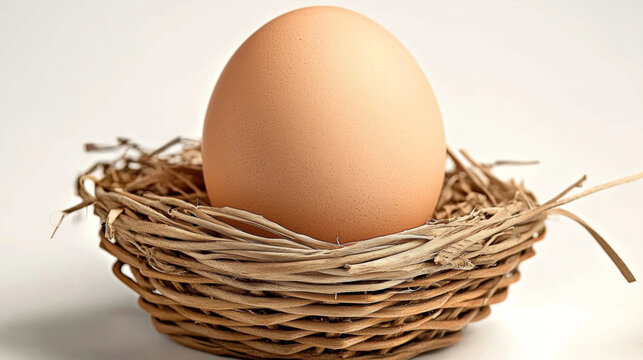 Hope of new life, starting point of life, newborn egg, firstborn egg, egg, bird's nest