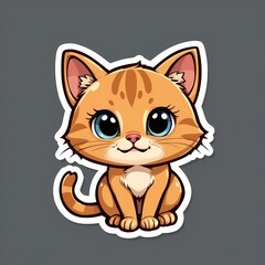 Obraz premium Cute Cat Clip Art for Design