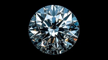 Round brilliant cut diamond