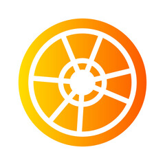 Fototapeta premium car gradient icon