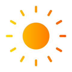 sun gradient icon