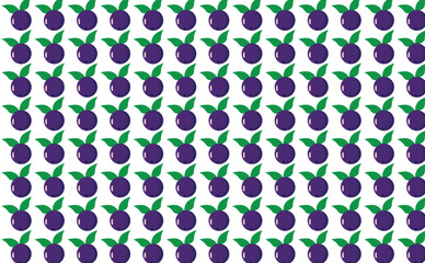 Seamless vector pattern featuring stylized açaí berries. Great for packaging, fabric, stationery, tropical backgrounds, and health-themed designs.