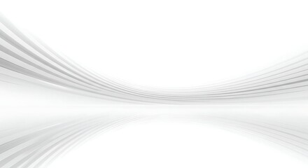 Fototapeta premium Abstract Gray Curves: Minimalist Elegance in a Serene Composition