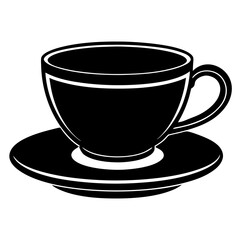 black cup of coffee