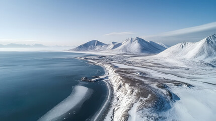 Glacier and Snow Mountain Natural Landscape High Definition