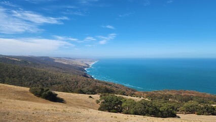 Fototapeta premium Tapanappa Lookout, Deep Creek National Park in South Australia