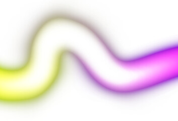 Transparent neon glowing line beams futuristic, abstract neon glowing bright curved lines lights.