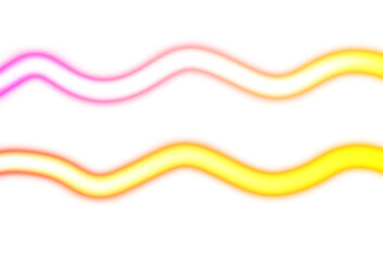 Transparent neon glowing line beams futuristic, abstract neon glowing bright curved lines lights.