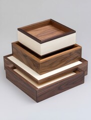 Walnut & Bone: Nested Geometries