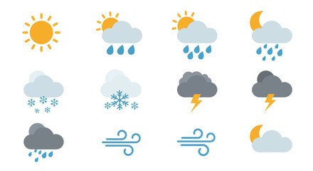 set weather icon for ios white background