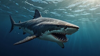 Fototapeta premium great white shark