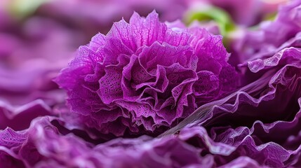 Obraz premium Vibrant purple flower close-up botanical garden photography natural environment macro view floral beauty