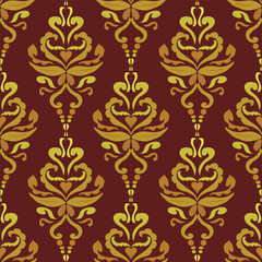seamless damask pattern