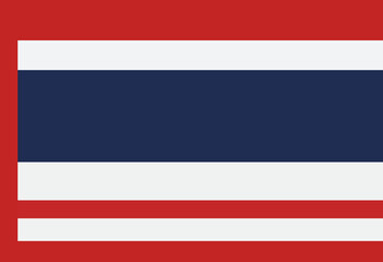 Obraz premium creative abstract illustration of the flag of Thailand, thai color design background