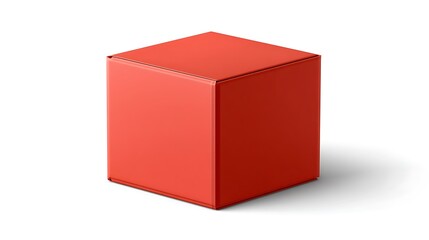 Fototapeta premium Crimson Cuboid