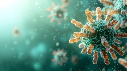 Fototapeta premium Minimalist infographic design highlighting the rod shaped structure and flagella of Salmonella bacteria a common microorganism that can cause various human health issues