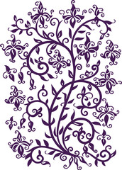 Elegant creative tree design of color