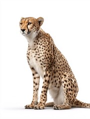 Graceful Cheetah Fastest Land Animal with Spot Patterns