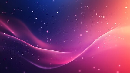 Obraz premium Abstract wavy light & sparkle