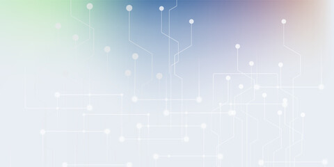 abstract structure circuit computer cube technology business background. modern vector