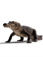 Naklejka premium Alligator A Powerful Reptile of Freshwater and Saltwater Habitats