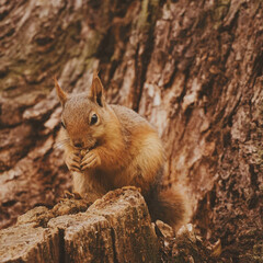 squirrel in the forest