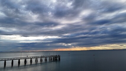 Fototapeta premium Cloudy Sunrise, Wellington Point
