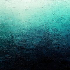 Grainy metallic surface on a dark matte background, cobalt blue blending into seafoam green.